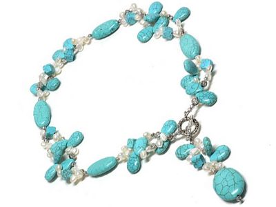 Turkuza Taşı Kolye 